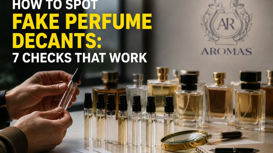 How to Spot Fake Perfume Decants: 7 Checks That Work